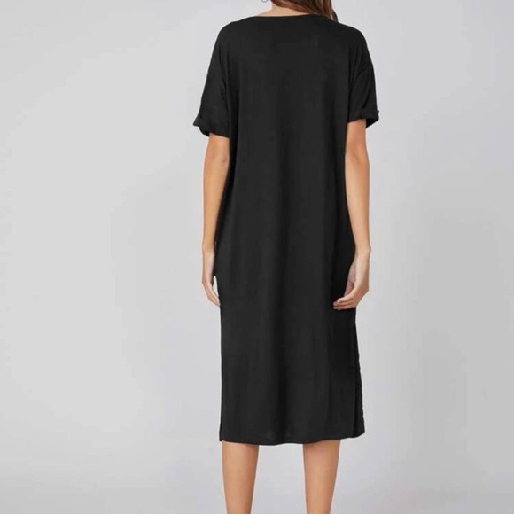 NEW SHEIN Basics Split Hem Dress - Picture 2 of 5